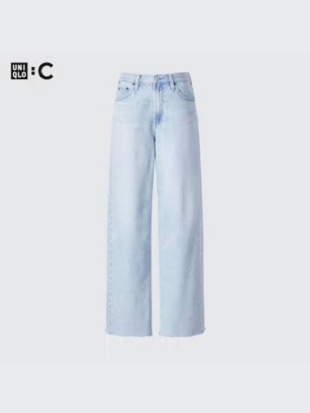 Uniqlo Wide Leg Straight Jeans